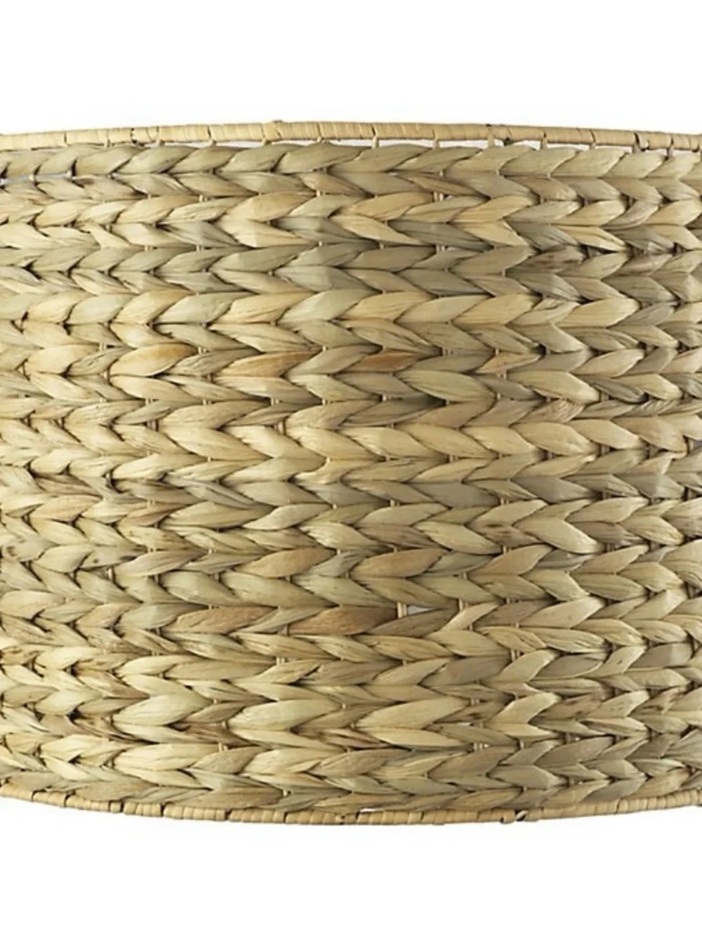 Woven Seagrass Drum Lamp Shade - Natural Beige